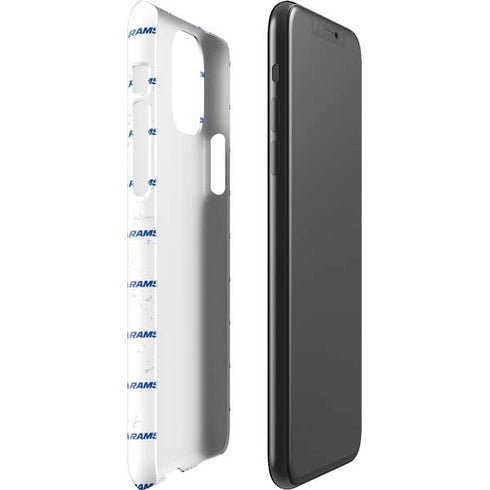 NFL Los Angeles Rams White Logo Blast iPhone 11 Pro Max Lite Case