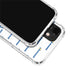 NFL Los Angeles Rams White Logo Blast iPhone 12 Clear Case