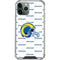 NFL Los Angeles Rams White Logo Blast iPhone 12 Pro Clear Case