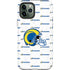 NFL Los Angeles Rams White Logo Blast iPhone 12 Pro Impact Case