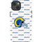 NFL Los Angeles Rams White Logo Blast iPhone 13 Impact Case