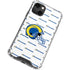 NFL Los Angeles Rams White Logo Blast iPhone 13 Mini Clear Case