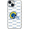 NFL Los Angeles Rams White Logo Blast iPhone 13 Mini Skin