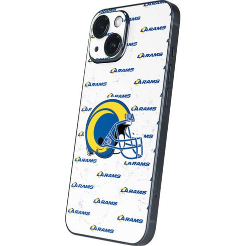 NFL Los Angeles Rams White Logo Blast iPhone 13 Mini Skin