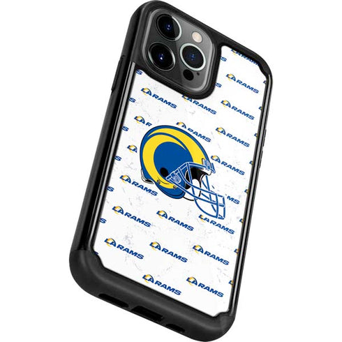 NFL Los Angeles Rams White Logo Blast iPhone 13 Pro Cargo Case