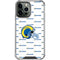 NFL Los Angeles Rams White Logo Blast iPhone 13 Pro Max Clear Case