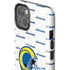 NFL Los Angeles Rams White Logo Blast iPhone 14 Plus Impact Case