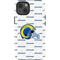 NFL Los Angeles Rams White Logo Blast iPhone 14 Impact Case