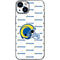 NFL Los Angeles Rams White Logo Blast iPhone 14 Plus Skin