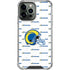 NFL Los Angeles Rams White Logo Blast iPhone 14 Pro Max Clear Case