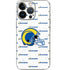 NFL Los Angeles Rams White Logo Blast iPhone 14 Pro Skin