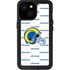 NFL Los Angeles Rams White Logo Blast iPhone 15 Waterproof Case
