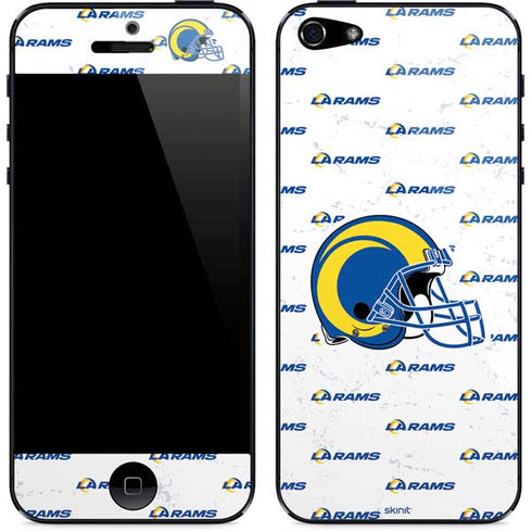 NFL Los Angeles Rams White Logo Blast iPhone 5/5s/5SE Skin