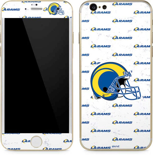 NFL Los Angeles Rams White Logo Blast iPhone 6/6s Skin