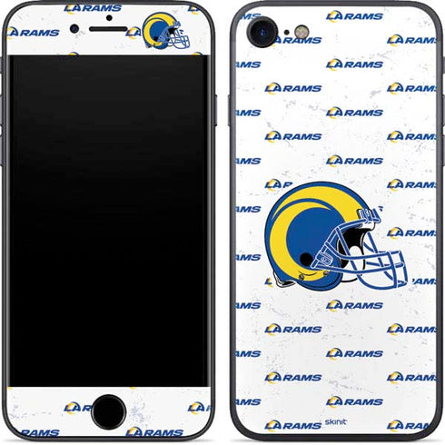 NFL Los Angeles Rams White Logo Blast iPhone 7 Skin