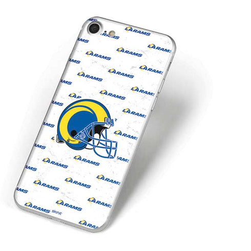 NFL Los Angeles Rams White Logo Blast iPhone 7 Skin