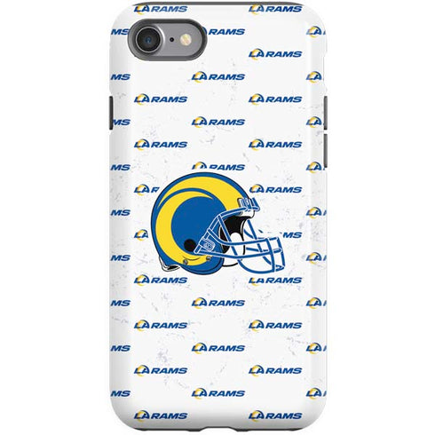 NFL Los Angeles Rams White Logo Blast iPhone SE (2nd & 3rd Gen) Pro Case