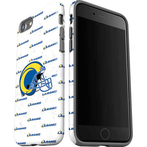 NFL Los Angeles Rams White Logo Blast iPhone SE (2nd & 3rd Gen) Pro Case