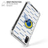 NFL Los Angeles Rams White Logo Blast iPhone XR Clear Case
