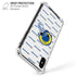 NFL Los Angeles Rams White Logo Blast iPhone XS Max Clear Case