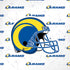 NFL Los Angeles Rams White Logo Blast iPhone XS Pro Case