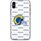 NFL Los Angeles Rams White Logo Blast iPhone XS Skin