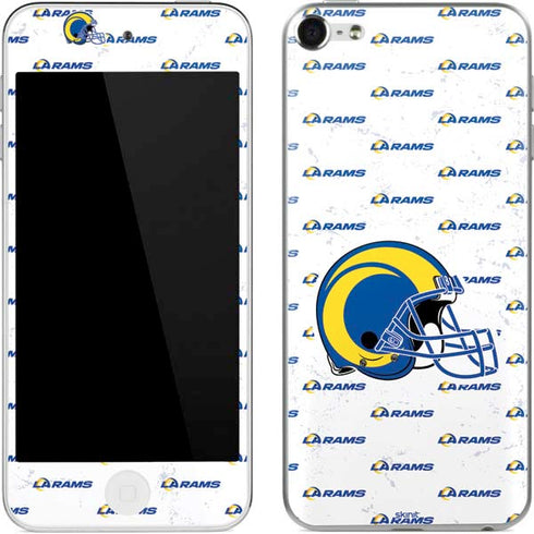 NFL Los Angeles Rams White Logo Blast Apple iPod Skin
