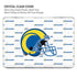 NFL Los Angeles Rams White Logo Blast MacBook Air 13in M1 (2021) Case plus Skin