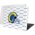 NFL Los Angeles Rams White Logo Blast MacBook Pro 16in (2019-20) Case plus Skin