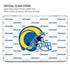 NFL Los Angeles Rams White Logo Blast MacBook Pro 16in (2019-20) Case plus Skin