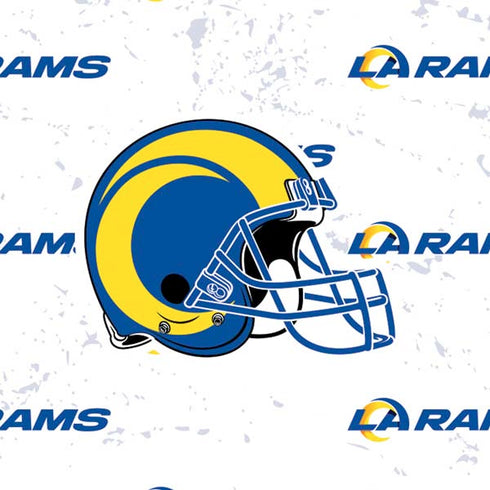 NFL Los Angeles Rams White Logo Blast Moto E5 Play Skin
