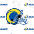NFL Los Angeles Rams White Logo Blast Moto E5 Play Skin