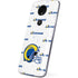 NFL Los Angeles Rams White Logo Blast Moto E5 Plus Skin