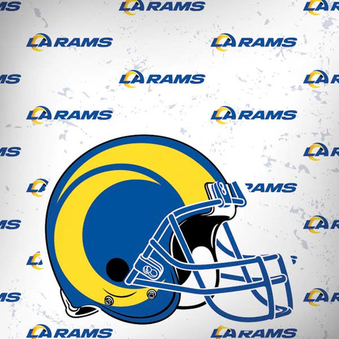 NFL Los Angeles Rams White Logo Blast Moto G6 Skin