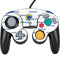 NFL Los Angeles Rams White Logo Blast Nintendo GameCube Controller Skin