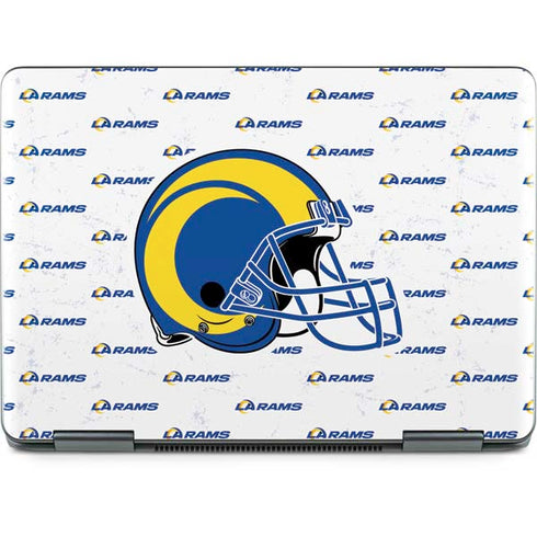 NFL Los Angeles Rams White Logo Blast Notebook 9 Pro 13in (2017) Skin