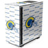 NFL Los Angeles Rams White Logo Blast NZXT H510 Compact ATX Mid-Tower Case Skin