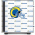 NFL Los Angeles Rams White Logo Blast NZXT H510 Compact ATX Mid-Tower Case Skin