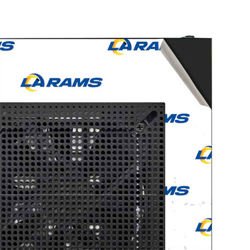 NFL Los Angeles Rams White Logo Blast NZXT H510 Compact ATX Mid-Tower Case Skin