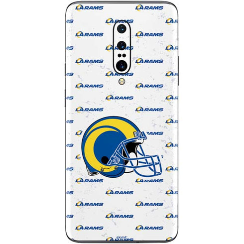 NFL Los Angeles Rams White Logo Blast OnePlus 7 Pro Skin