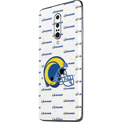 NFL Los Angeles Rams White Logo Blast OnePlus 7 Pro Skin