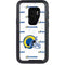 NFL Los Angeles Rams White Logo Blast Otterbox Defender Galaxy Skin