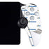 NFL Los Angeles Rams White Logo Blast PlayStation Portal Remote Player Skin