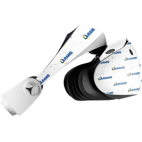 NFL Los Angeles Rams White Logo Blast PlayStation VR2 Skin