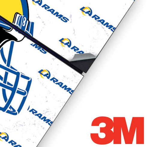 NFL Los Angeles Rams White Logo Blast PS4 Console Skin