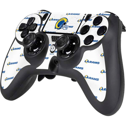 NFL Los Angeles Rams White Logo Blast PS4/PC SCUF Impact Controller Skin