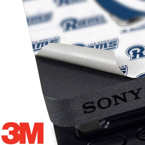 NFL Los Angeles Rams White Logo Blast PS4 Pro Bundle Skin