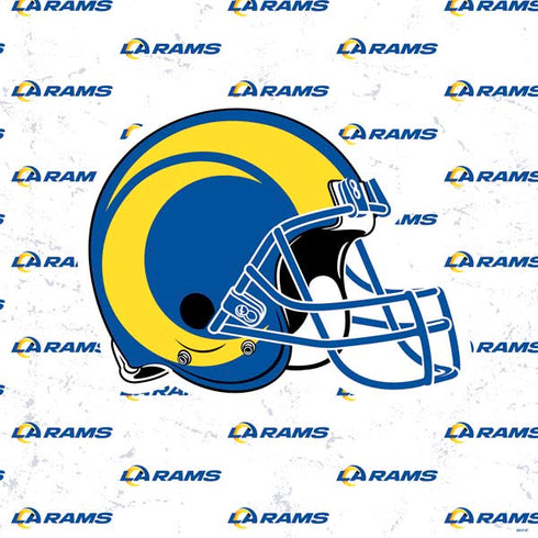 NFL Los Angeles Rams White Logo Blast PS4 Slim Skin