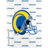 NFL Los Angeles Rams White Logo Blast PS5 Console Skin