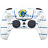 NFL Los Angeles Rams White Logo Blast PS5 Controller Skin